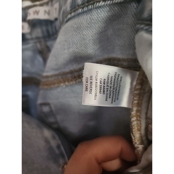 Tinseltown Women’s Juniors 7 Skinny Jeans Blue Distressed Medium Wash - Picture 3 of 5